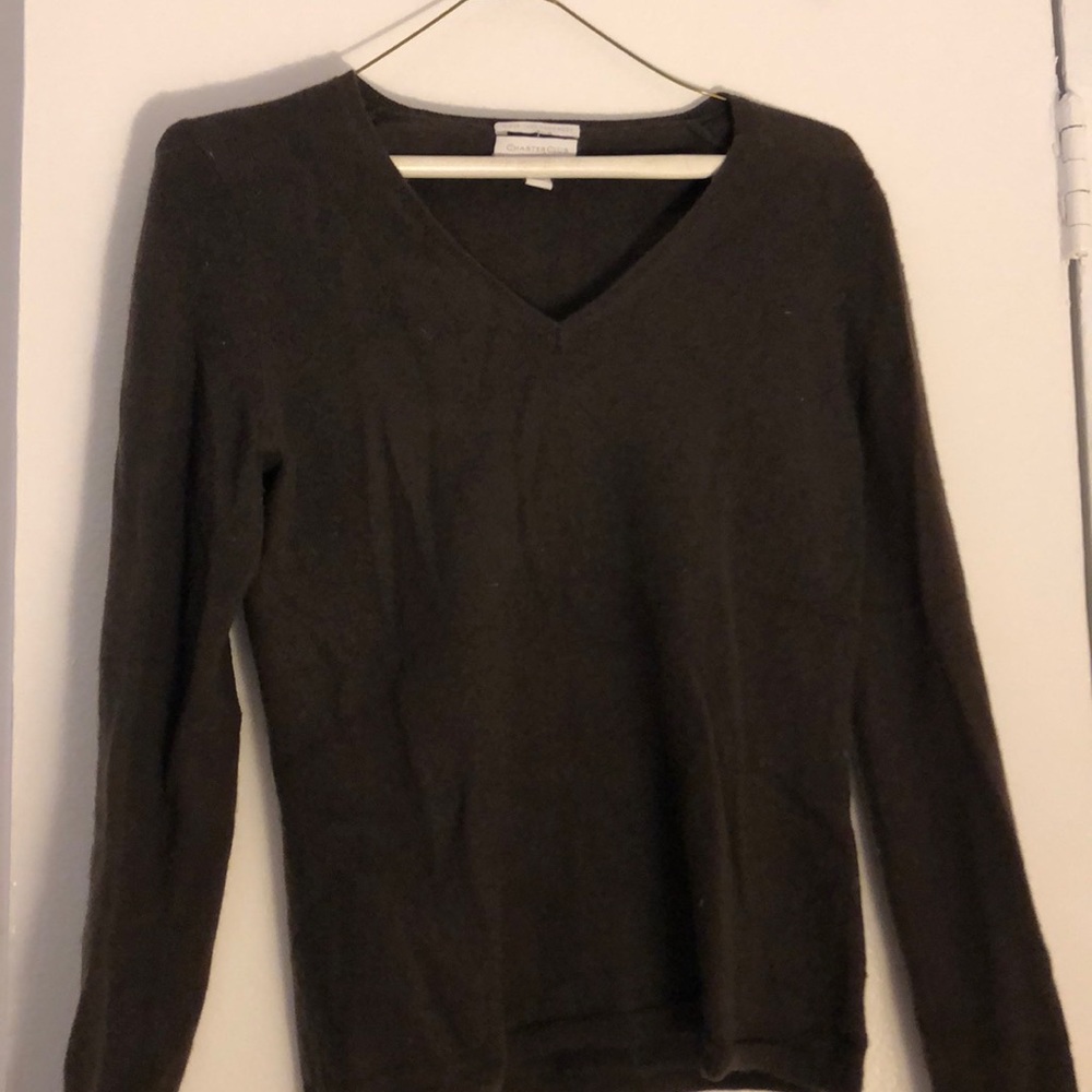 Brown cashmere sweater